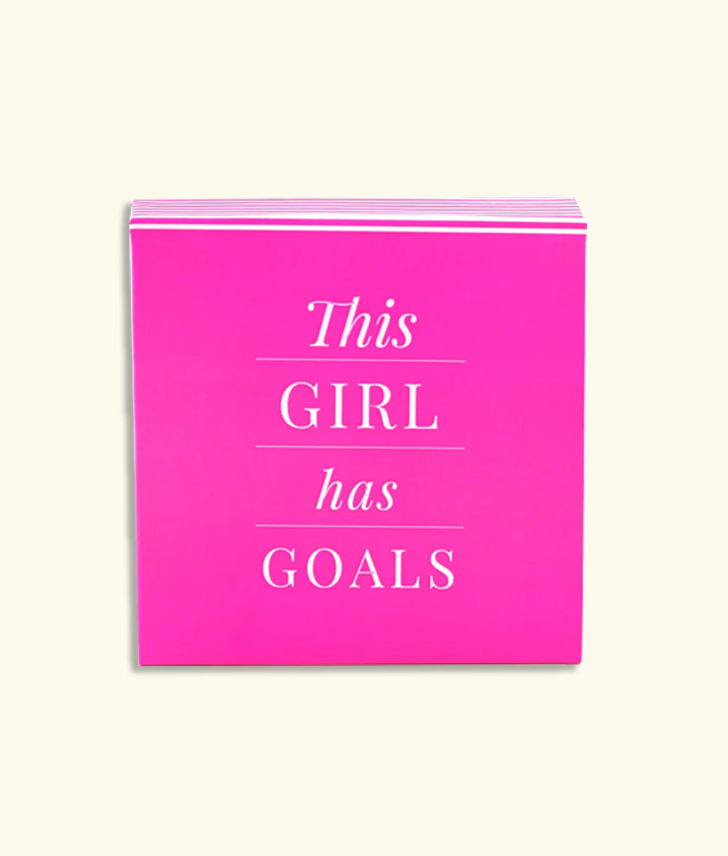 THIS GIRL HAS GOALS - JOTTER NOTEPAD