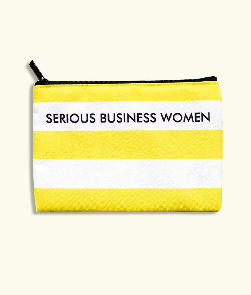 SERIOUS BUSINESS WOMEN-POUCH