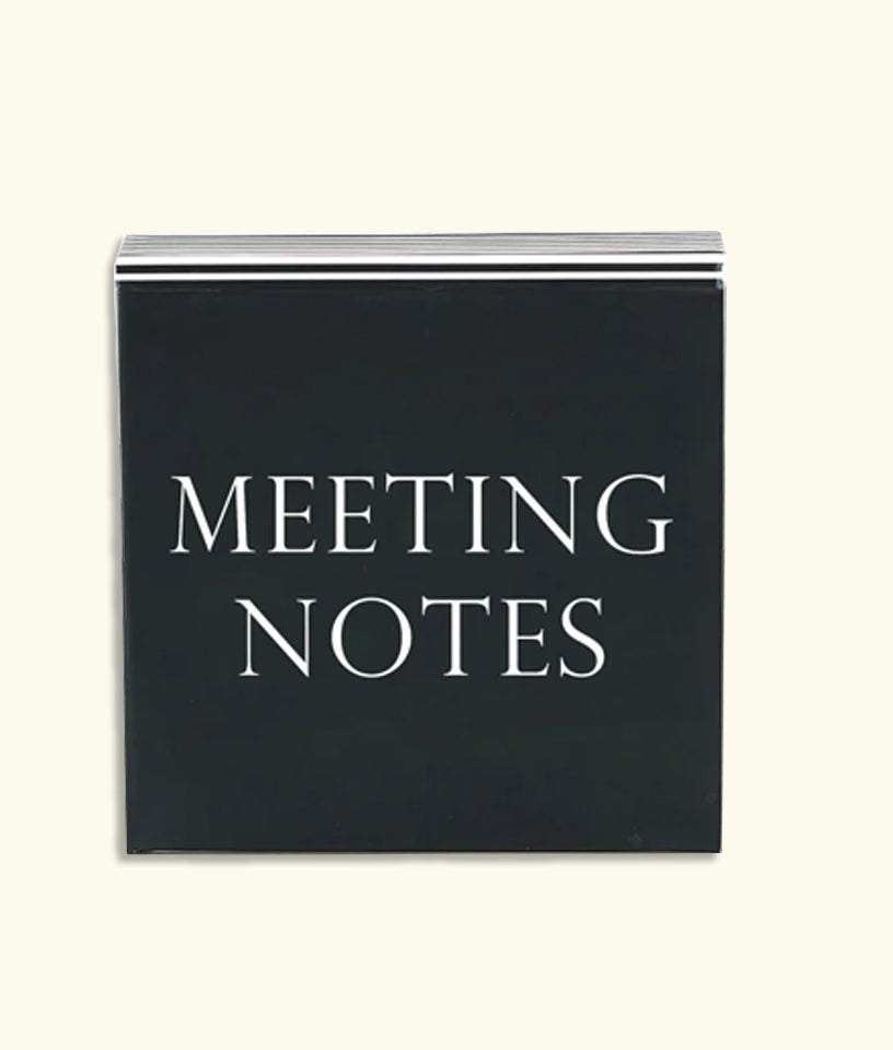 MEETING NOTES