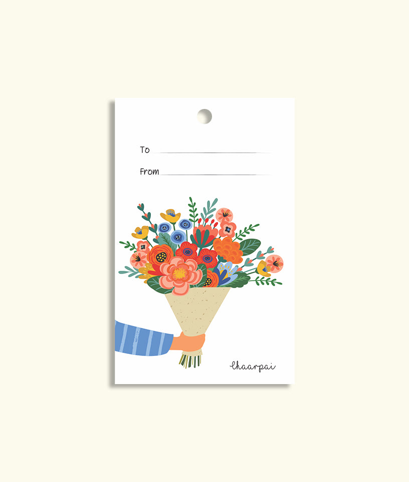 FLOWERS FOR YOU- GIFT TAG
