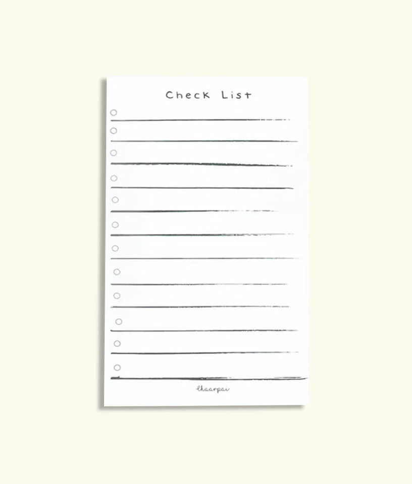 CHECKLIST- NOTEPAD