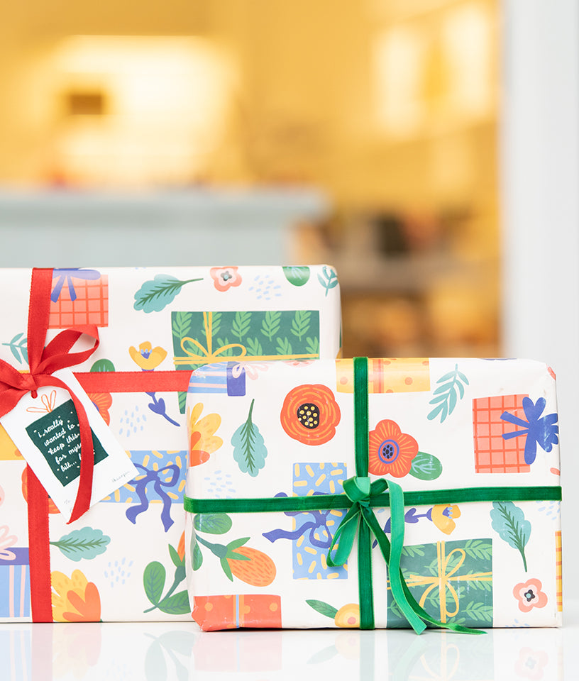 GIFT BOXES PATTERN- GIFT WRAPPING PAPER