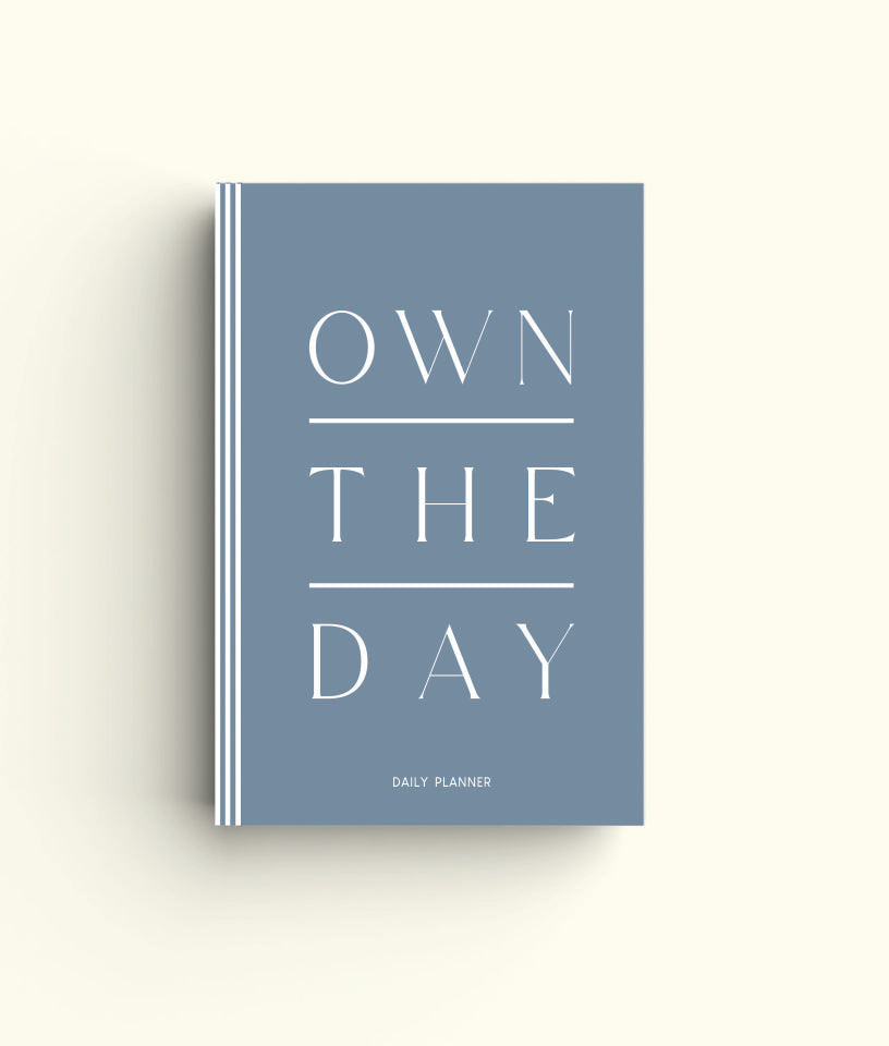OWN THE DAY(BLUE) - Undated Daily Planner