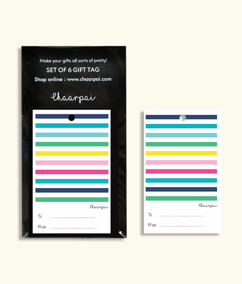 STRIPES- GIFT TAG