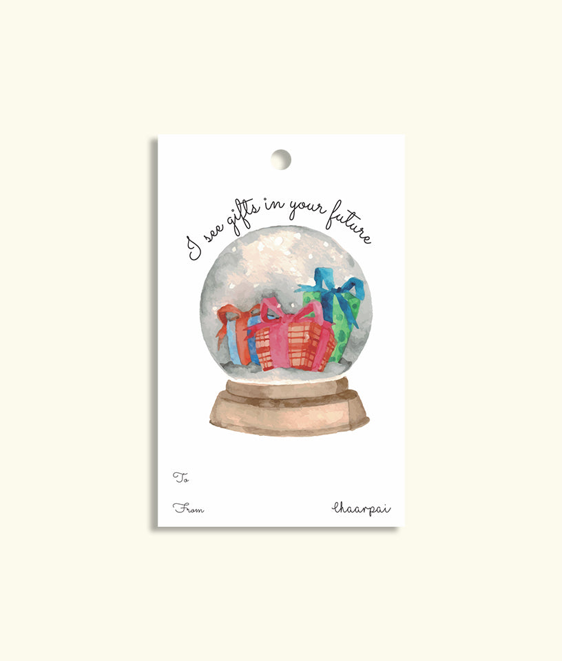 I SEE GIFTS IN YOUR FUTURE- GIFT TAG
