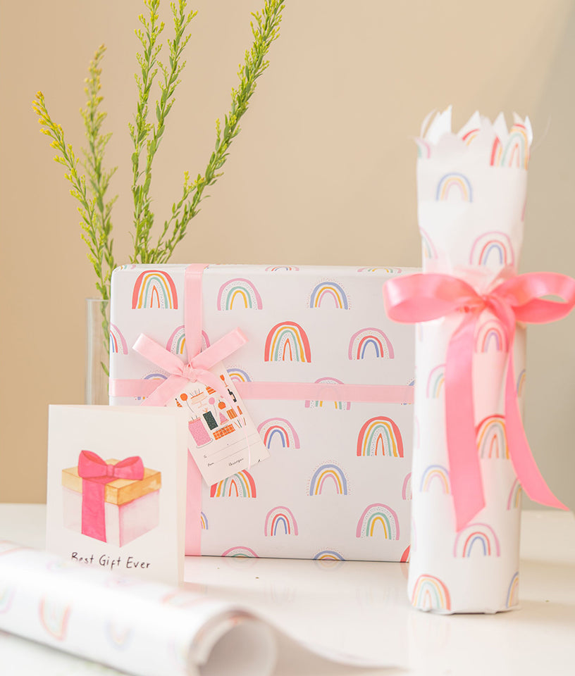 COLOURFUL RAINBOW- GIFT WRAPPING PAPER