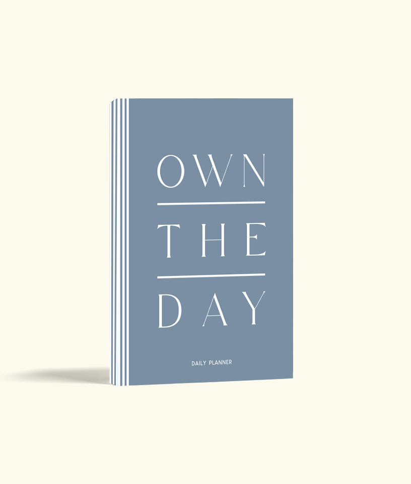 OWN THE DAY(BLUE) - Undated Daily Planner