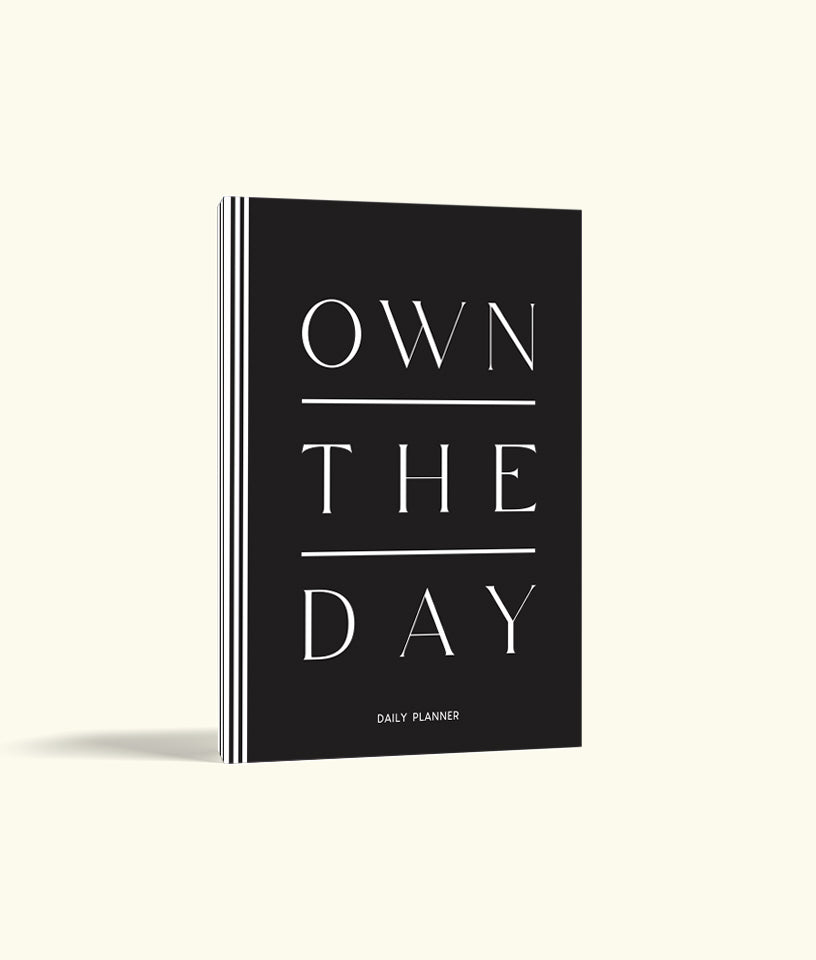 OWN THE DAY (BLACK) - Undated Daily Planner