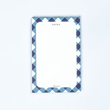 BLUE CHECKS - NOTEPAD