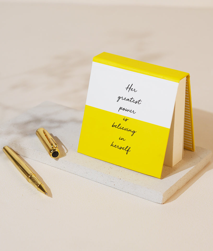 HER GRETEST POWER IS BELIEVING IN HERSELF - JOTTER NOTEPAD