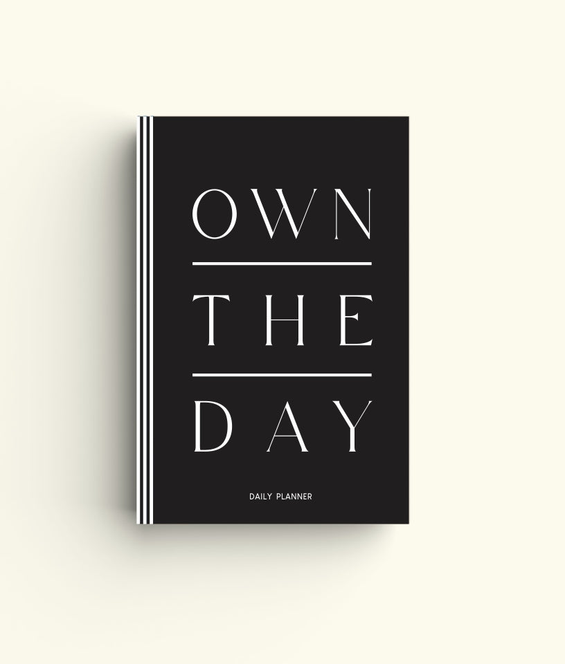 OWN THE DAY (BLACK) - Undated Daily Planner