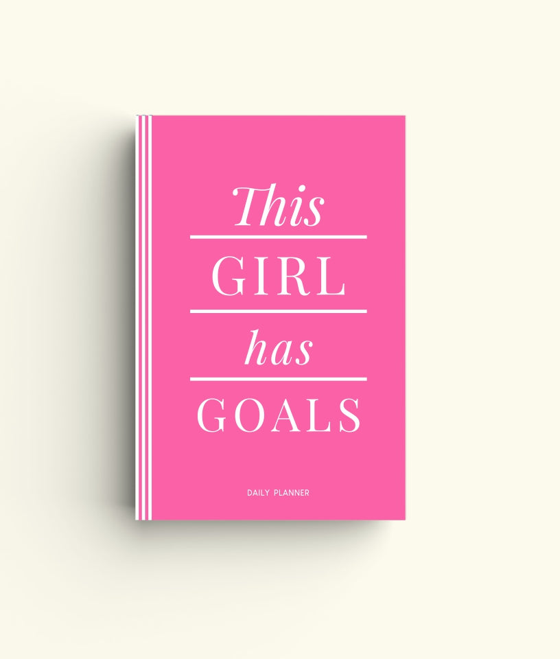 THIS GIRL HAS GOALS - Undated Daily Planner