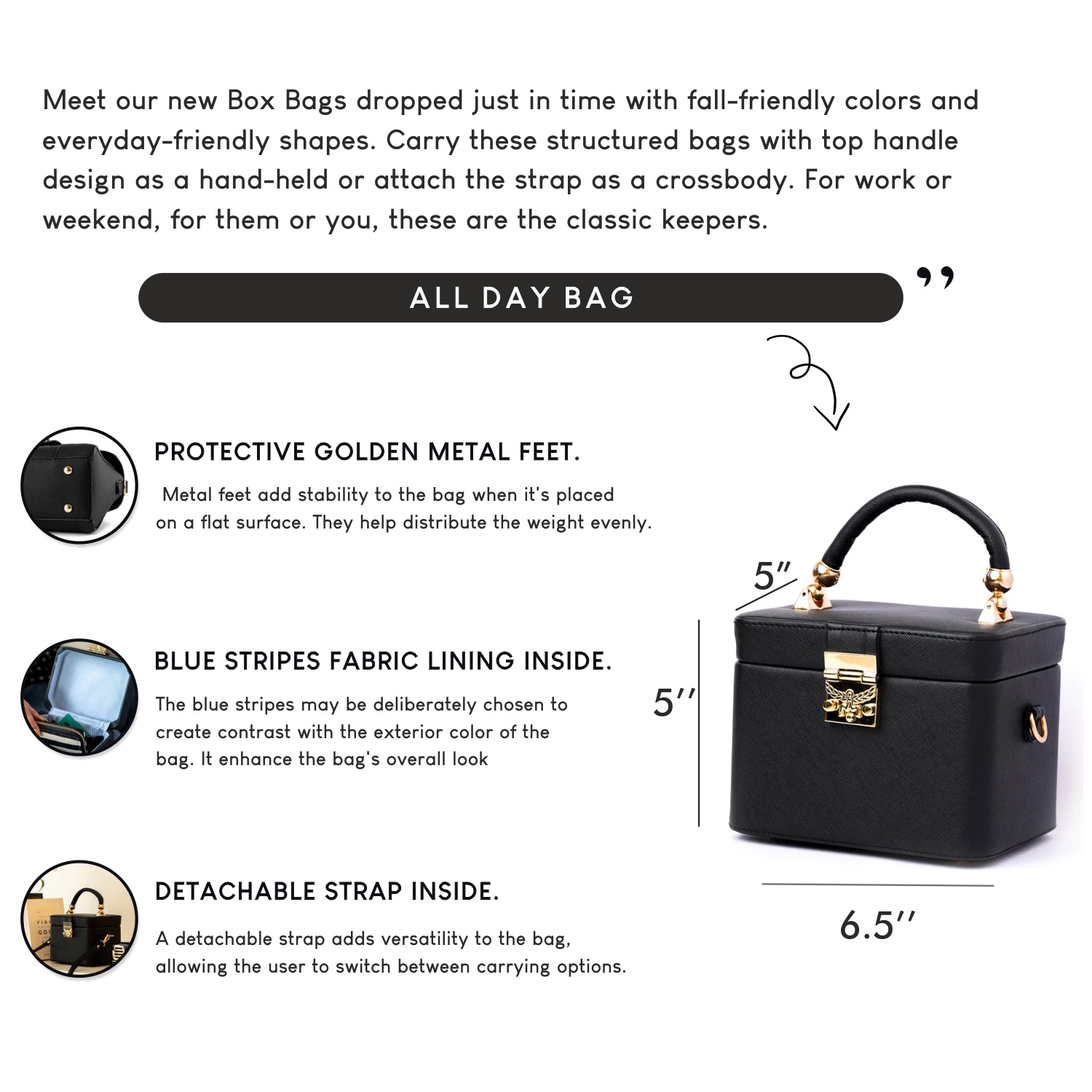 ALL DAY BAG- BLACK