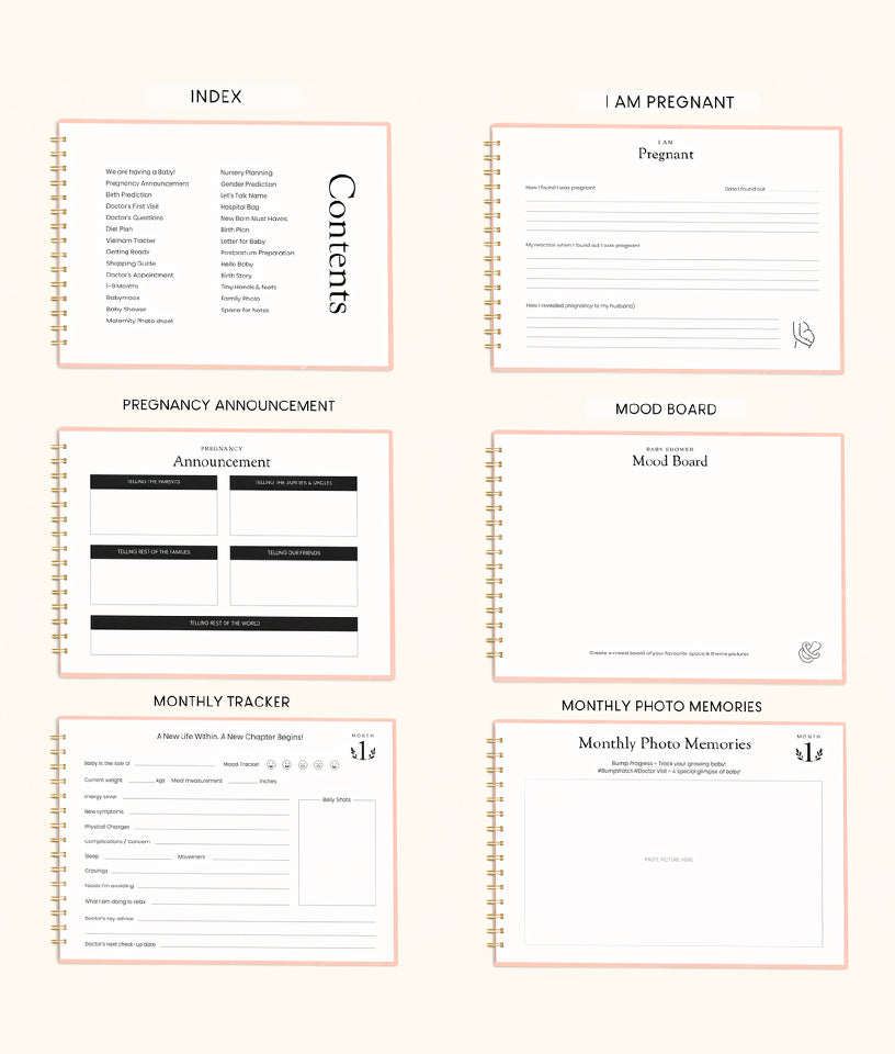 Pregnancy & Baby Journal - Bundle