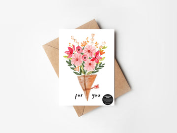 For You greeting card