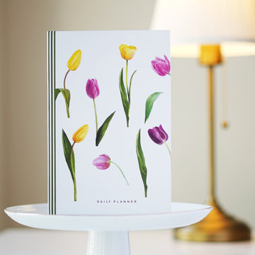 FLORAL (TULIP)- Undated Daily Planner
