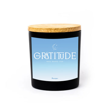GRATITUDE BLUE-  SCENTED CANDLE