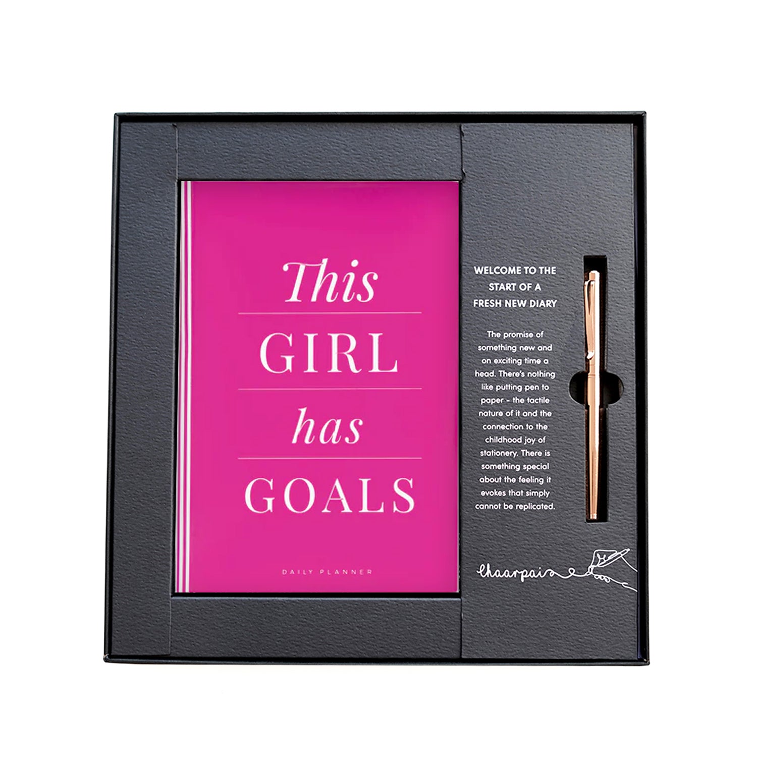 THIS GIRL HAS GOALS (PINK) - GIFT SET