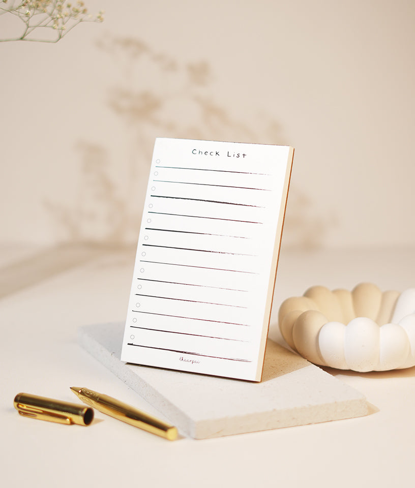 CHECKLIST- NOTEPAD