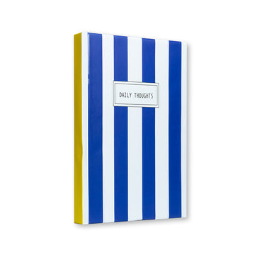 DAILY THOUGHTS HARDBOUND NOTEBOOK (BLUE STRIPES)
