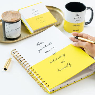 HER GREATEST POWER IS BELIEVING IN HERSELF- WIRO NOTEBOOK