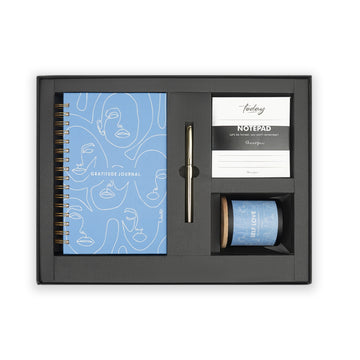 HUMAN FACE (BLUE) - GRATITUDE SET