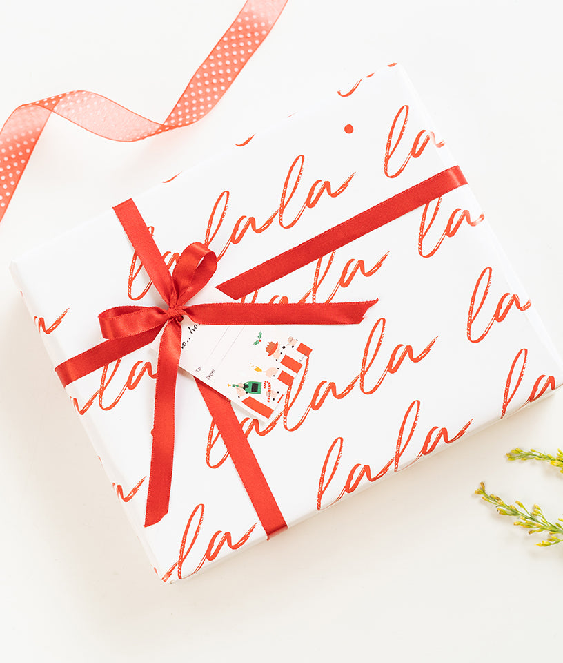 LA LA LA- GIFT WRAPPING PAPER