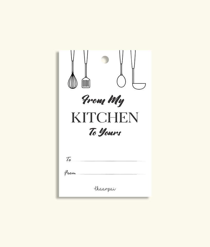 FROM MY KITCHEN TO YOURS- GIFT TAG