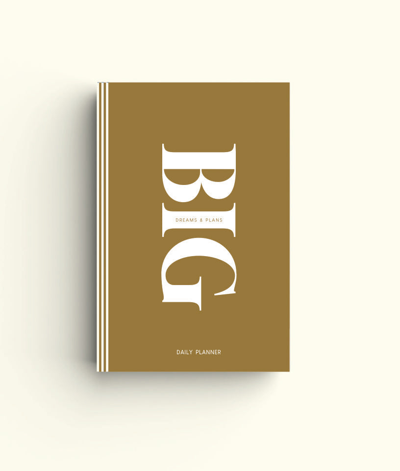 BIG DREAMS & PLANS - Undated Daily Planner