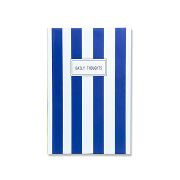 DAILY THOUGHTS HARDBOUND NOTEBOOK (BLUE STRIPES)