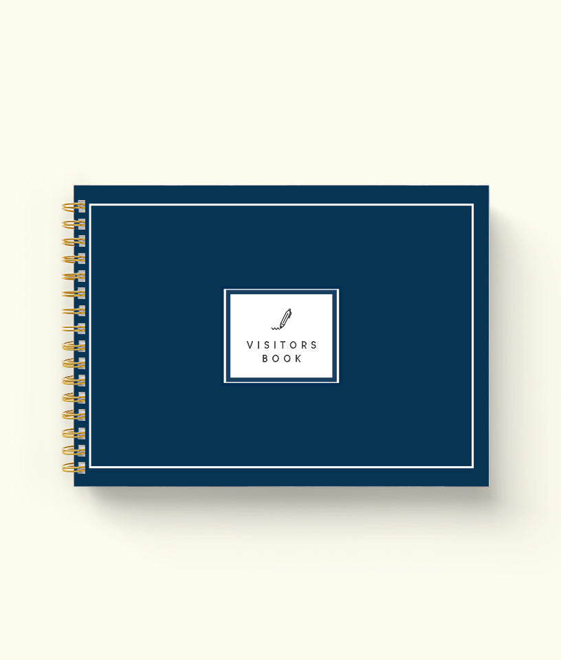 THE VISITOR BOOK - NAVY BLUE