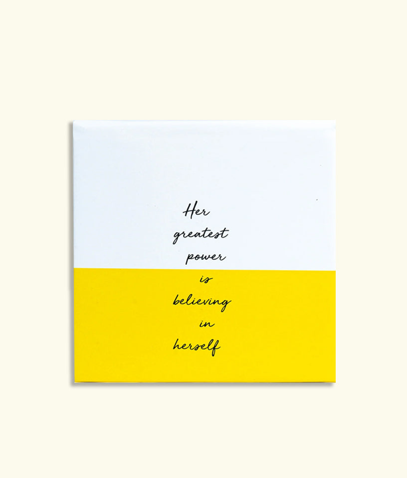 HER GRETEST POWER IS BELIEVING IN HERSELF - JOTTER NOTEPAD