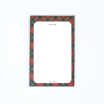 RED CHECKS - NOTEPAD
