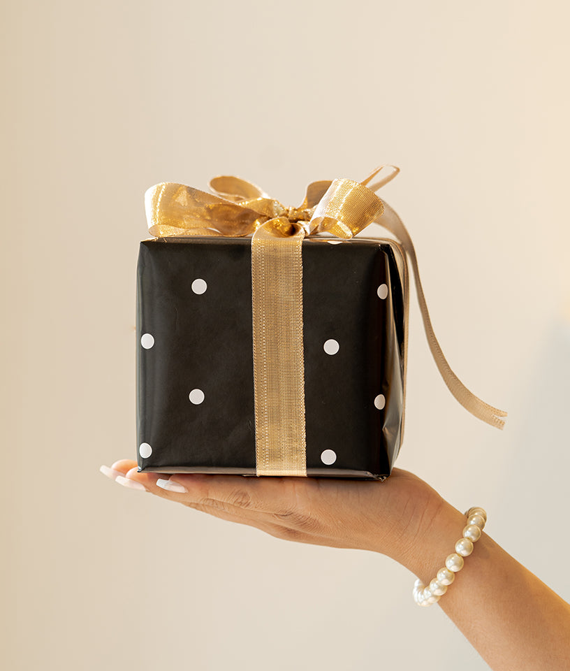 MINI POLKA DOTS- GIFT WRAPPING PAPER