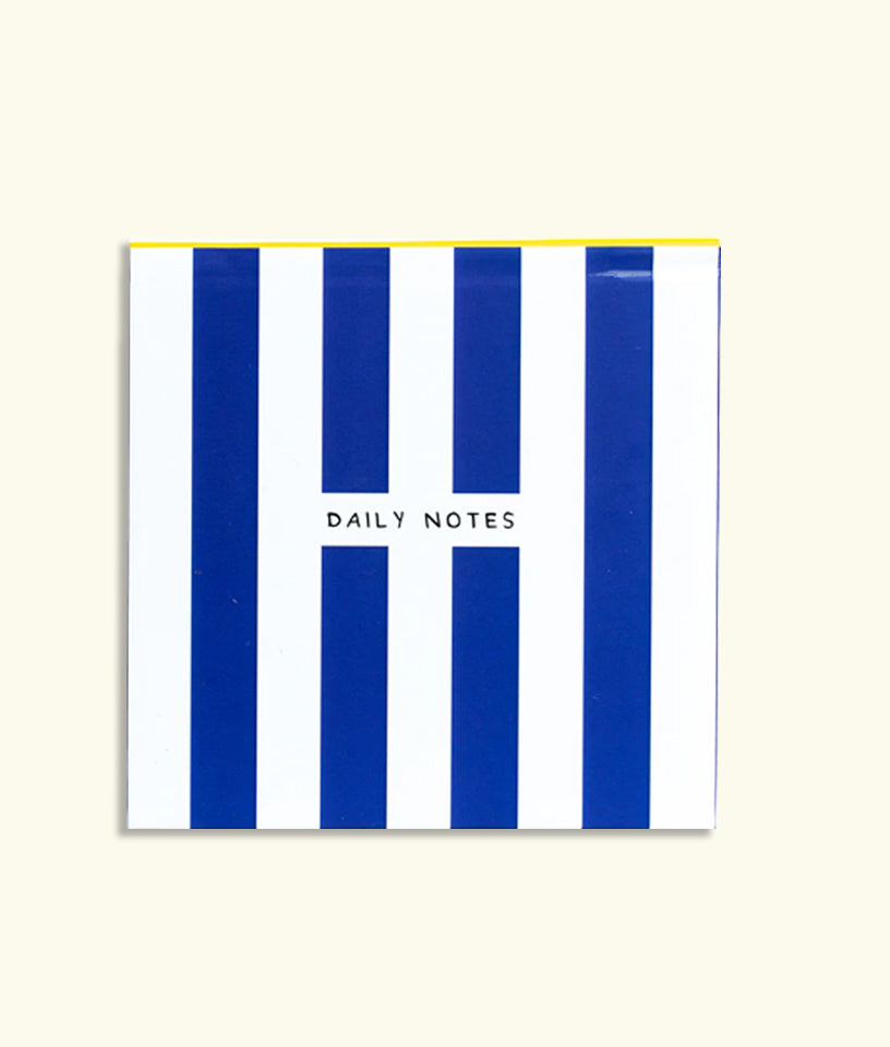DAILY NOTES BLUE STRIPES- JOTTER NOTEPAD