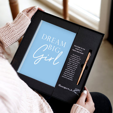 DREAM BIG GIRL (BLUE) - GIFT SET