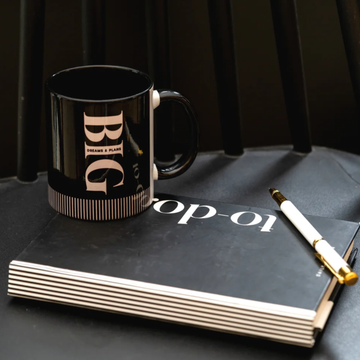 BIG DREAMS & PLANS (BLACK) - MUG