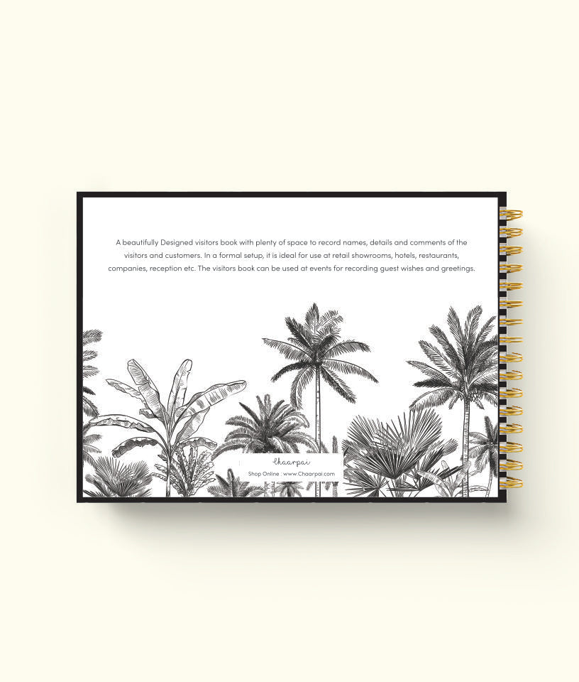 THE VISITORS BOOK - MONOCHROME