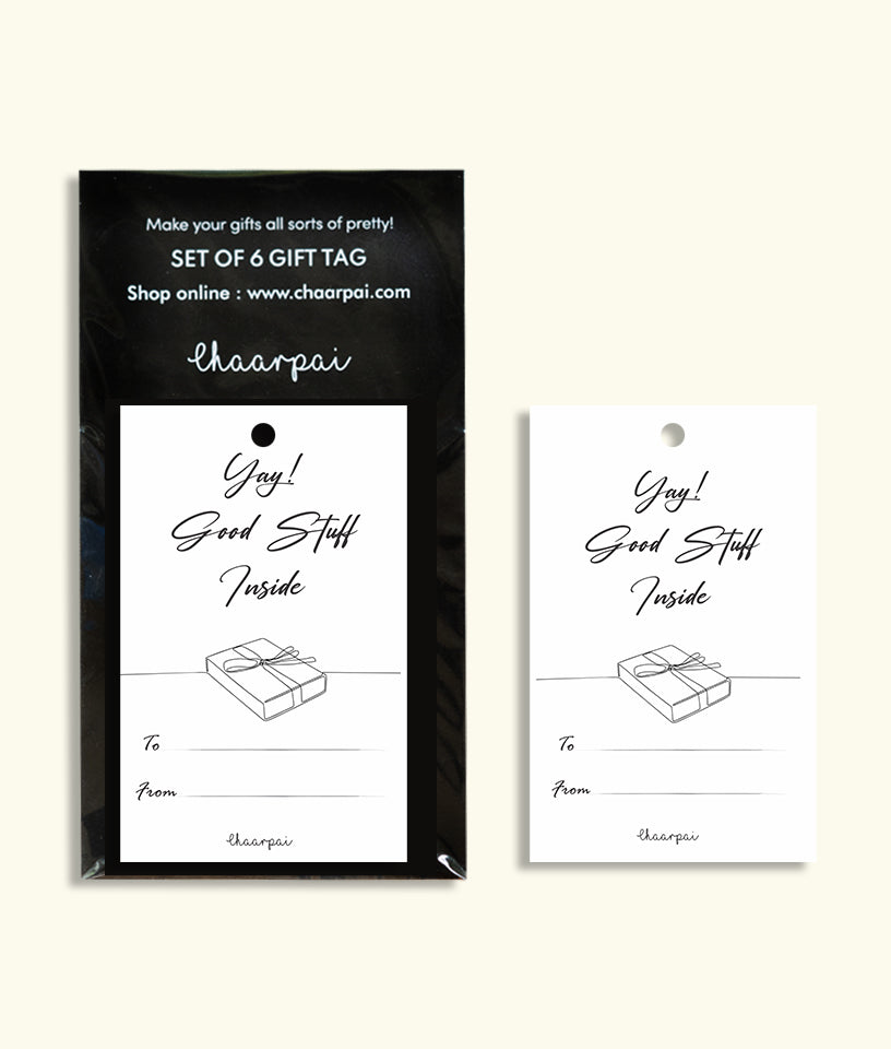 GOOD STUFF INSIDE- GIFT TAG
