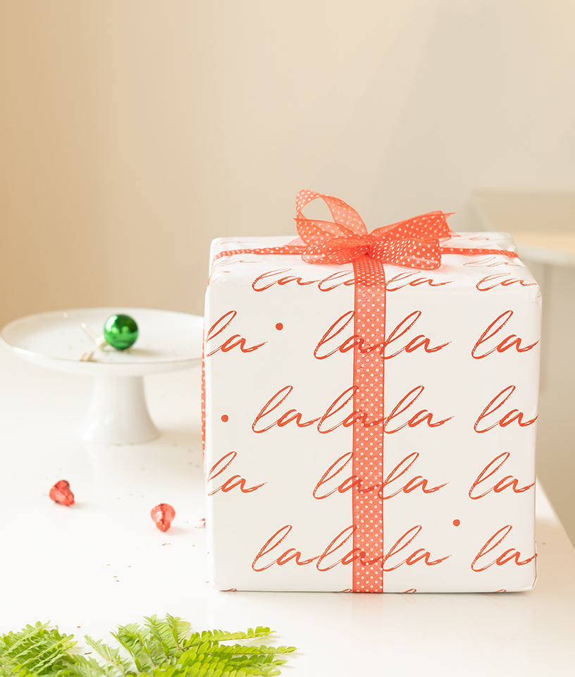 LA LA LA- GIFT WRAPPING PAPER
