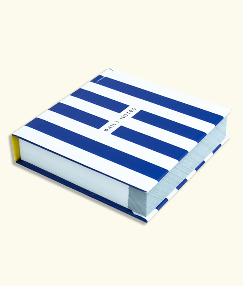 DAILY NOTES BLUE STRIPES- JOTTER NOTEPAD