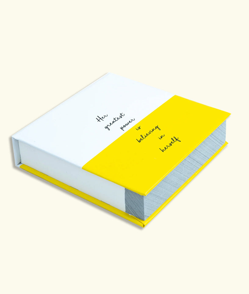 HER GRETEST POWER IS BELIEVING IN HERSELF - JOTTER NOTEPAD