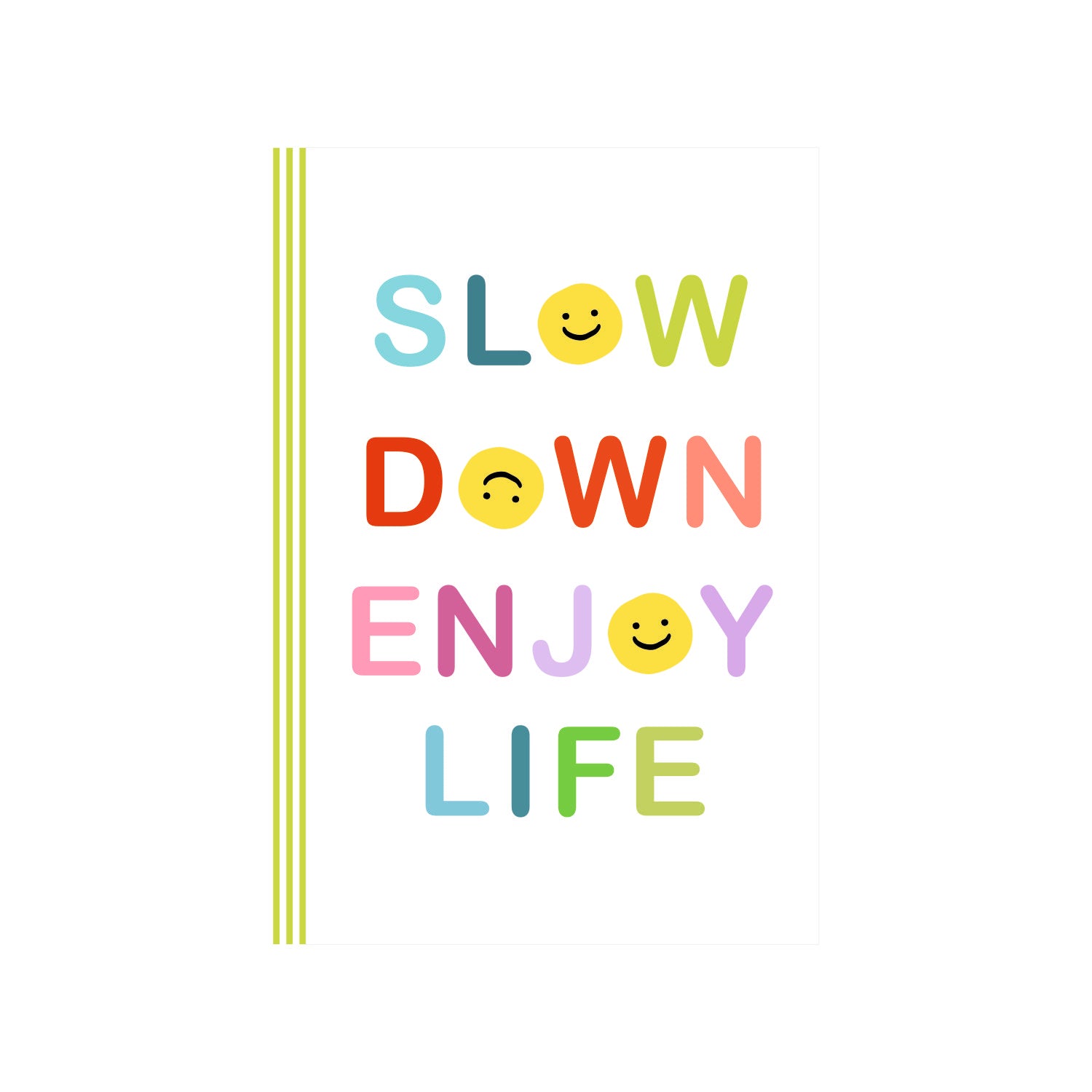 SLOW DOWN ENJOY LIFE - KIDS GRATITUDE JOURNAL
