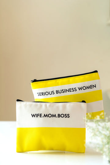 SERIOUS BUSINESS WOMEN-POUCH