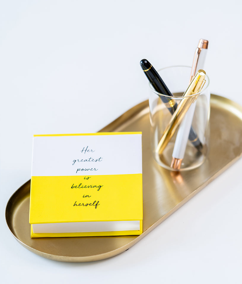 HER GRETEST POWER IS BELIEVING IN HERSELF - JOTTER NOTEPAD