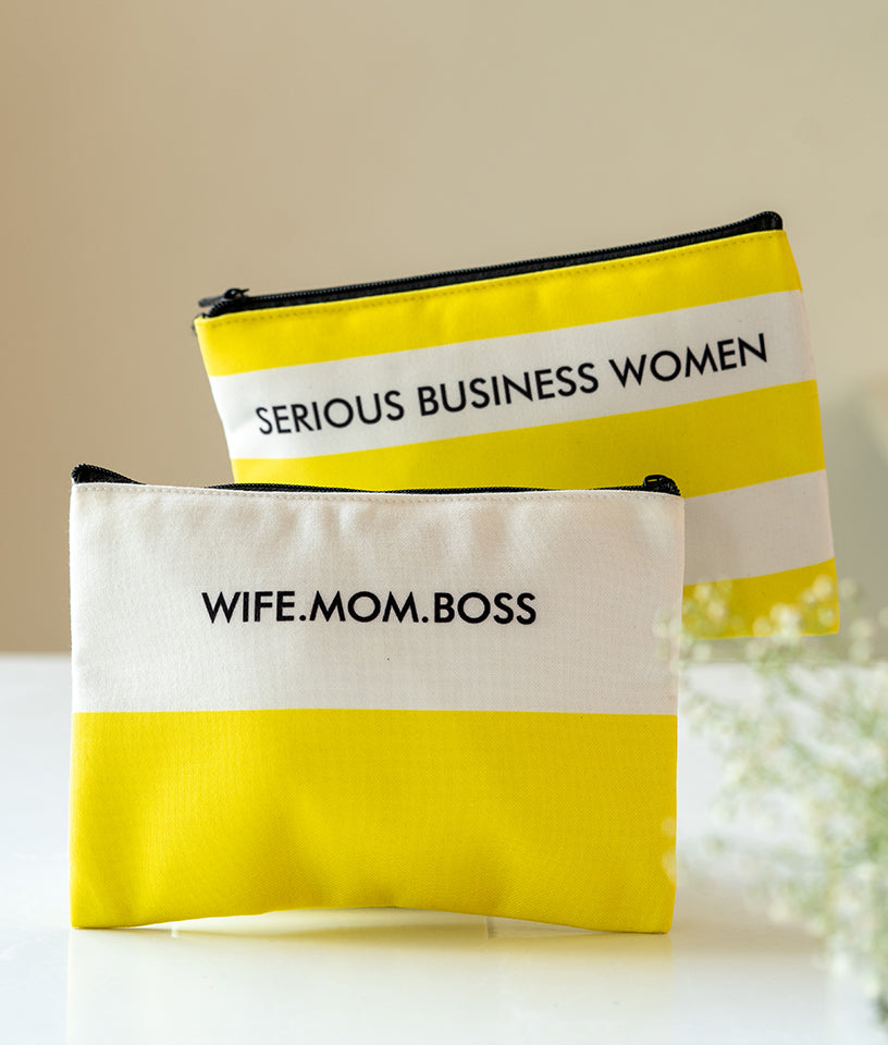 SERIOUS BUSINESS WOMEN-POUCH