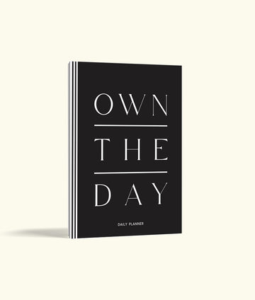 OWN THE DAY (BLACK) - Undated Daily Planner
