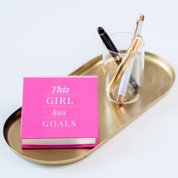 THIS GIRL HAS GOALS - JOTTER NOTEPAD