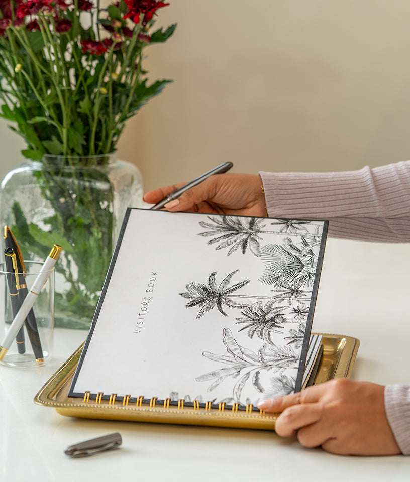 THE VISITORS BOOK - MONOCHROME