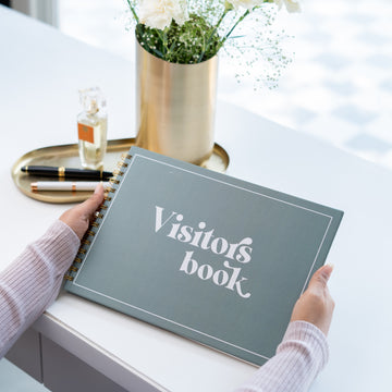 THE VISITORS BOOK - GREEN